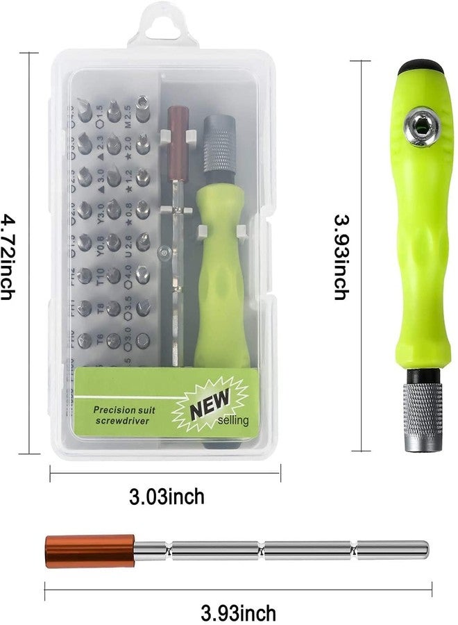 Atevon 32-in-1 Precision Magnetic Screwdriver Set - Repair Tool Kit for Electronics, Laptop, Phone & Gadgets - Ergonomic Handle with Durable Magnetic Tips - Pack of 1 - Image 3